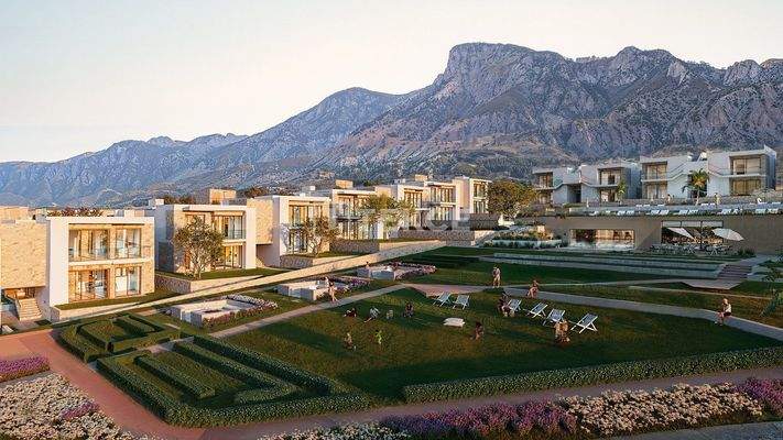 Apartments in a Residence with Beach Access in Karşıyaka Girne