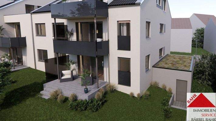 Projektierte Ansicht WE 3