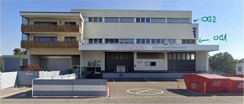 Außenansicht Gebäude, Südseite Enzstraße