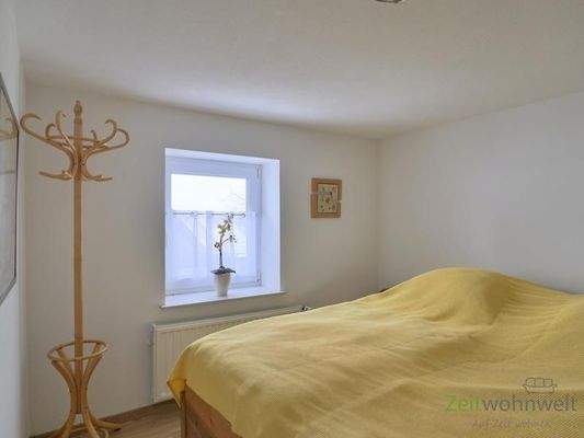 Blick ins Schlafzimmer