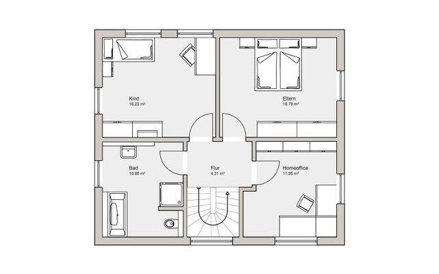 Grundriss Dachgeschoss