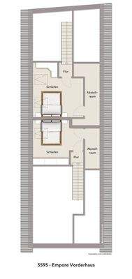 Grundriss Empore Vorderhaus visualisiert 3595