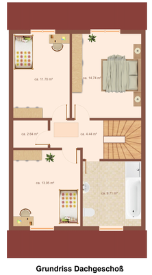 Grundriss Dachgeschoss
