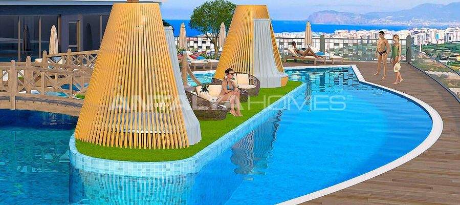 Stylish Real Estate in Luxury Complex in Kargicak Alanya