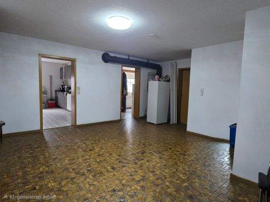 Eingangsbereich, 1. OG mit Blick auf die Küche