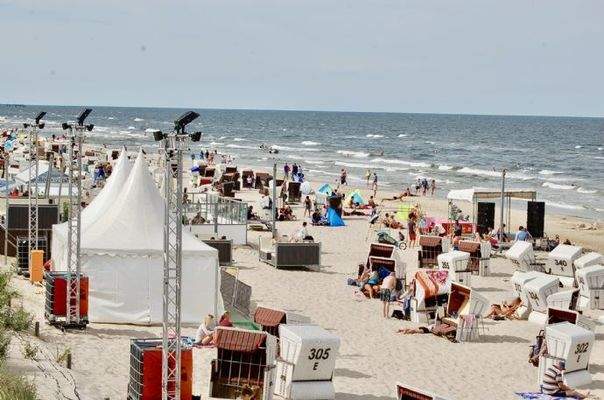 Strandbilder vom Seebad Heringsdorf