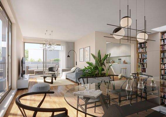 Wohnzimmer Visualisierung