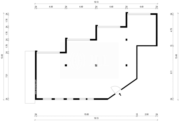 Grundriss 3. Obergeschoss (Bür
