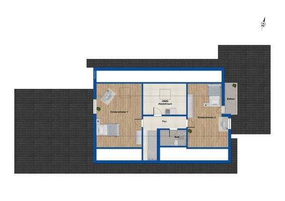 Grundriss Dachgeschoss