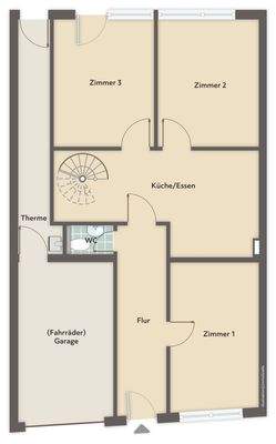 Grundriss Hintergebäude - EG