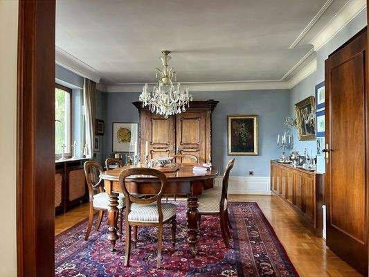 Esszimmer vor dem Brand