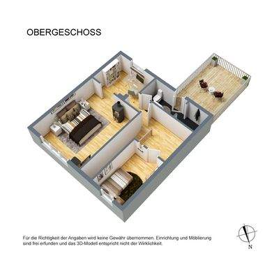 Grundriss Obergeschoss