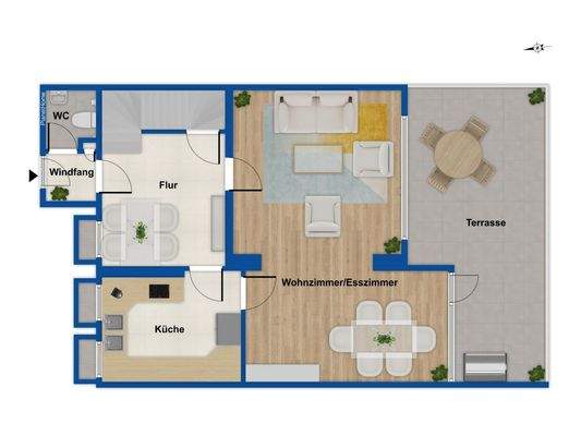 Grundriss Erdgeschoss