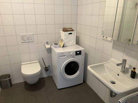 ...und Waschmaschinenanschluss