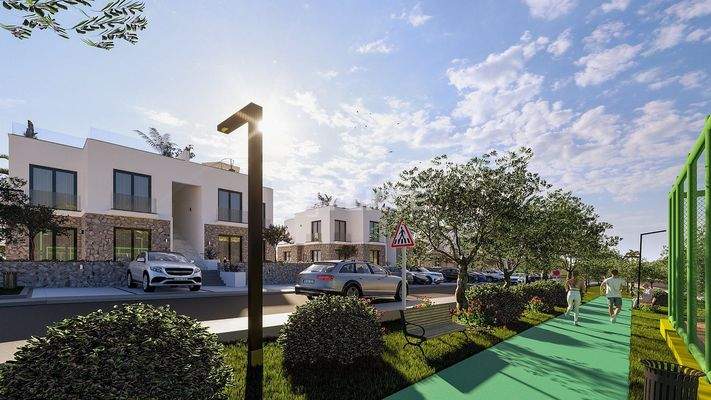 Mountain and Sea View Flats Close to the Sea in North Cyprus