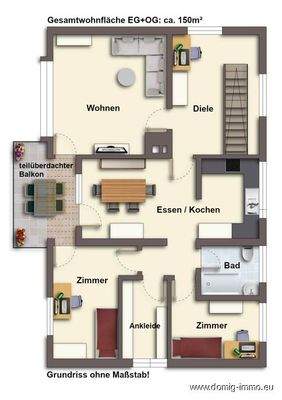 Grundriss OG ohne Maßstab