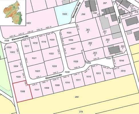 Lageplan Partenheim Nr. 1006