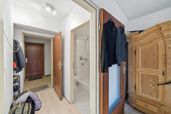 Eingangsbereich und Garderobe