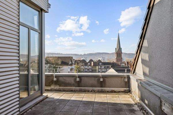 Blick auf die südliche Hattinger Innenstadt