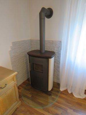 Kaminanschluss im Schlafzimmer 