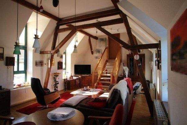 Wohnbereich der Verkäufer Wohnung