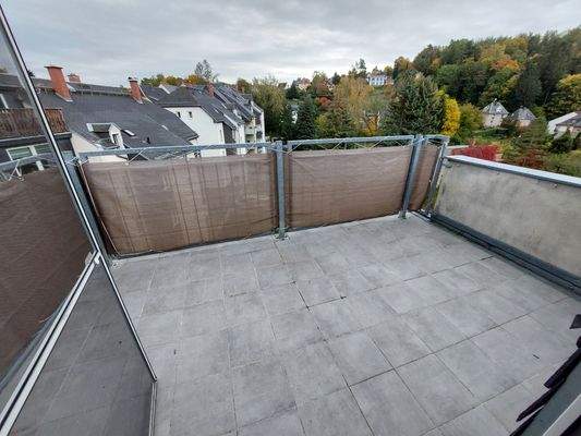 die Dachterrasse