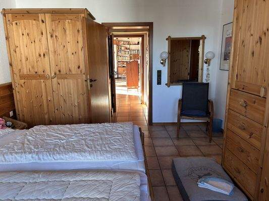 Blick Schlafz. Wohnraum