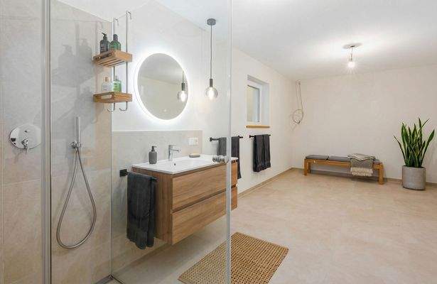 Einrichtungsvorschlag RAUM 1 / DUSCHE/WELLNESS - UG -