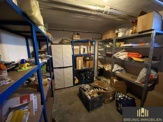 Stauraum im Keller