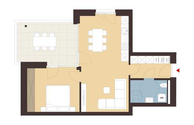 Riedergasse, Bregenz-Grundriss Whg 20