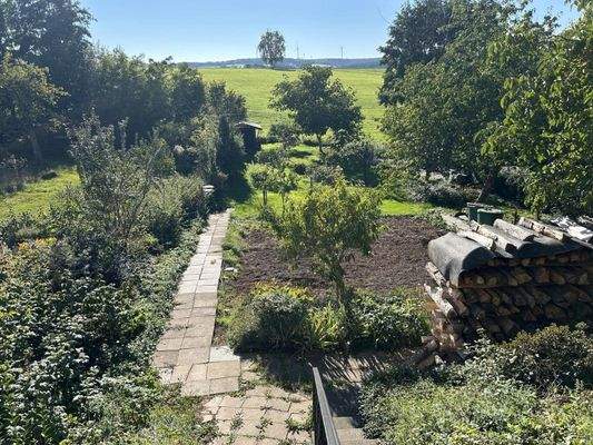 Blick auf den Garten