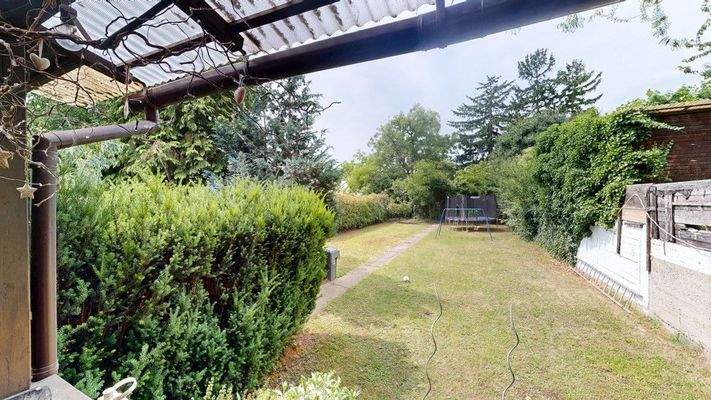 Blick auf den Garten