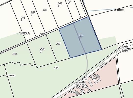 geoportal 14685 m² Triftstraße