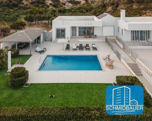 Kreta, Agios Ioannis: Zwei moderne Villen mit Meerblick in Ostkreta