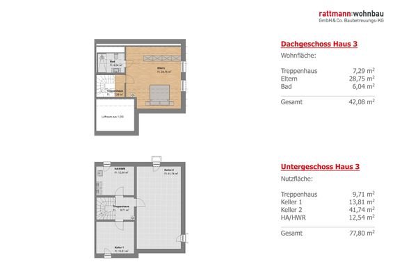 Grundriss Dachgeschoss
