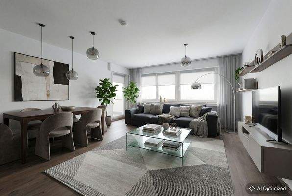 KI-generiertes Homestaging