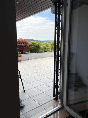 Blick auf die Terrasse