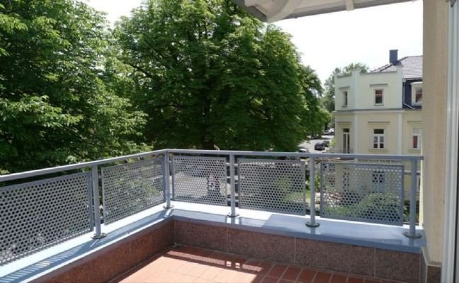 Balkon mit Blick ins Grüne