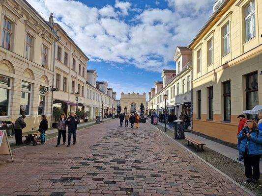 Fußgängerzone in der Brandenbu