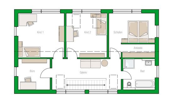 Grundriss 1. Stock