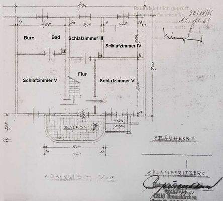 Grundriss Obergeschoss 