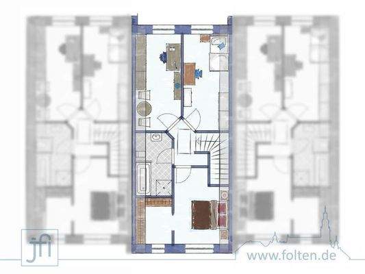 Grundriss Obergeschoss