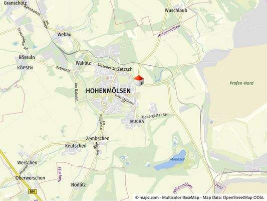 Geolyzer Kartenausschnitt