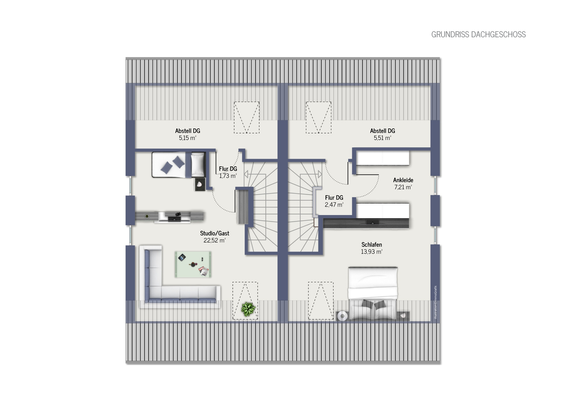 Grundriss Dachgeschoss