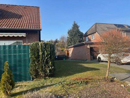 Auffahrt rechte Hälfte