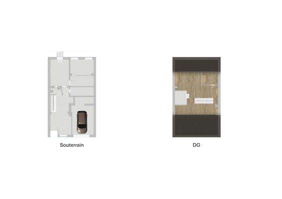 Grundrisse DG, souterrain
