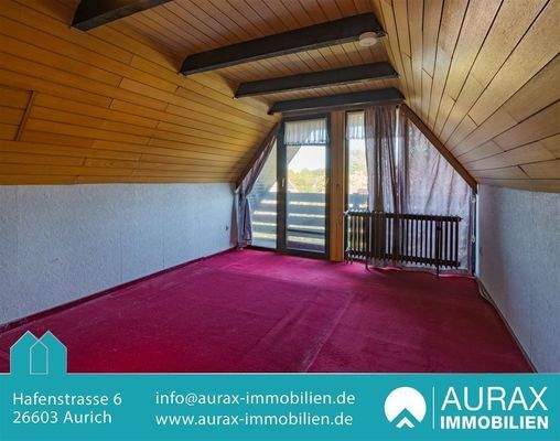 Wohnzimmer im Spitzboden