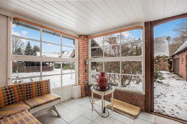 Gartenhaus Eingangsbereich