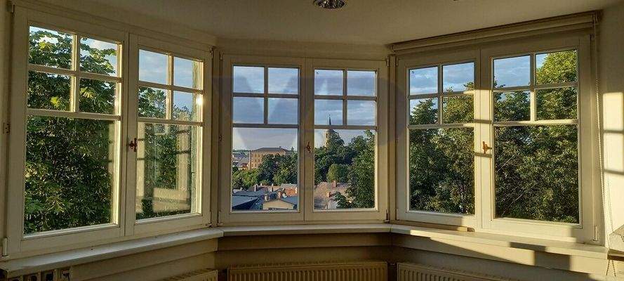 Ausblick vom Wohnzimmer