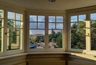 Ausblick vom Wohnzimmer